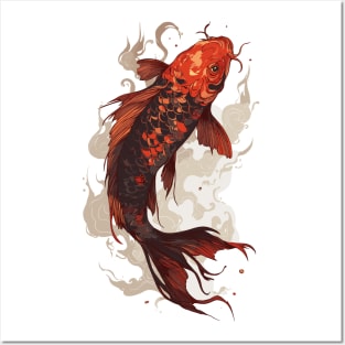 Tranquil Japanese Koi Posters and Art